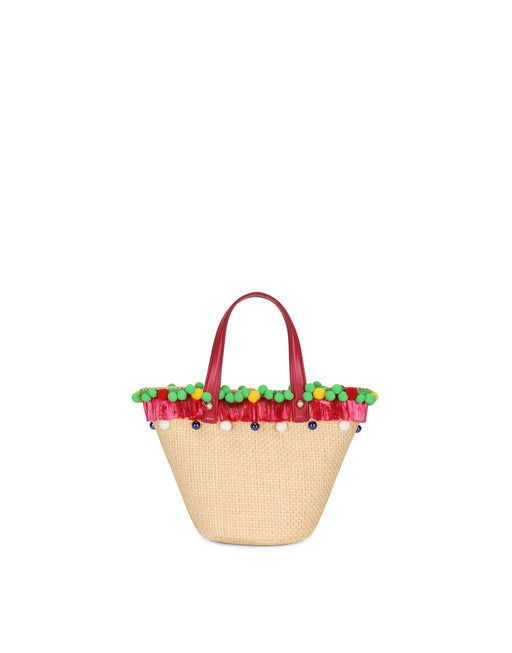 WOVEN RAFFIA COFFA BAG