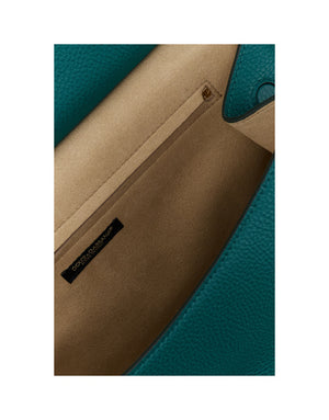 HANDBAG IN DRUMMED CALF LEATHER