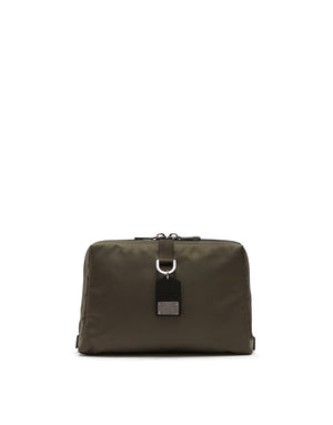 SOFT DNA CROSSBODY BAG IN NYLON WITH BRANDED METAL TAG