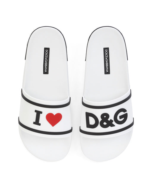 RUBBER BEACHWEAR SLIDERS WITH HIGH-FREQUENCY DETAILING