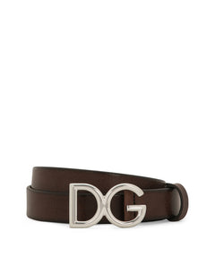 TUMBLED LEATHER BELT