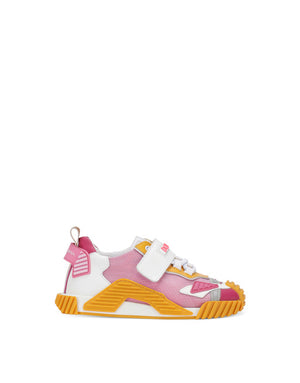 MIXED-MATERIAL COLOR-BLOCK NS1 SNEAKERS