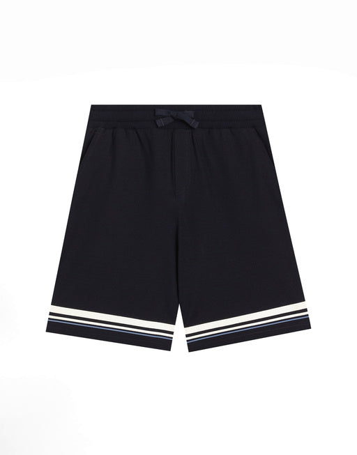 PRINTED PIQUÉ SHORTS