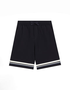 PRINTED PIQUÉ SHORTS
