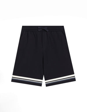 PRINTED PIQUÉ SHORTS