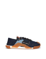 PATCHWORK DENIM NS1 SLIP-ON SNEAKERS