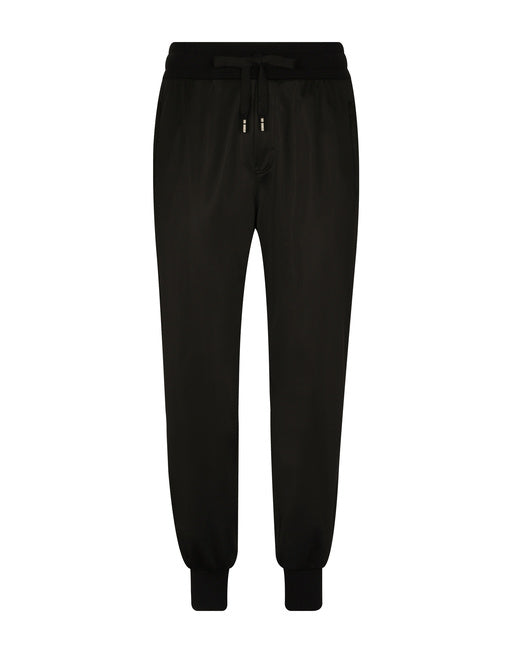 TECHNICAL JERSEY JOGGING PANTS WITH TAG