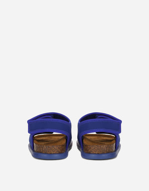 TECHNICAL FABRIC SANDALS WITH LOGO EMBROIDERY