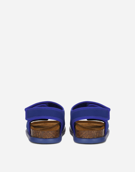 TECHNICAL FABRIC SANDALS WITH LOGO EMBROIDERY
