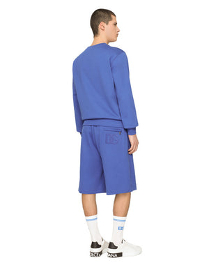 JERSEY JOGGING SHORTS WITH DG EMBROIDERY