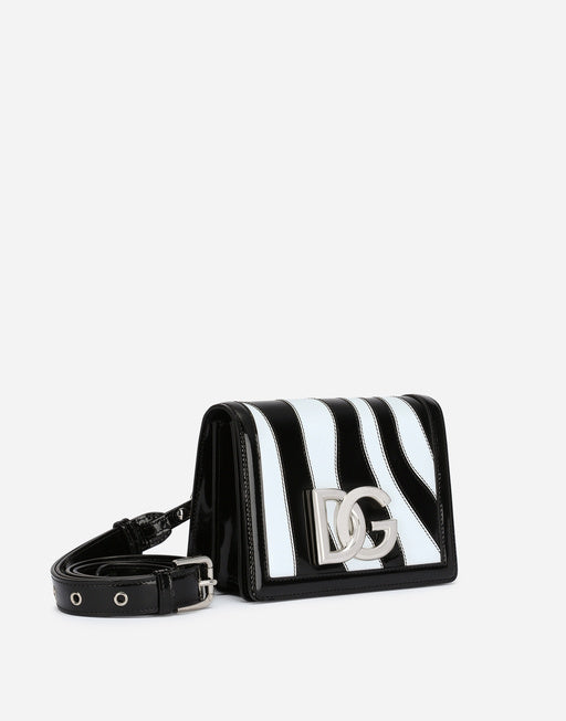 PATCHWORK ZEBRA-DESIGN 3.5 CROSSBODY BAG