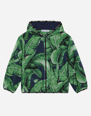MESH JACKET WITH BANANA TREE PRINT