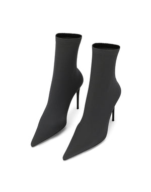 KIM DOLCE&GABBANA STRETCH JERSEY ANKLE BOOTS