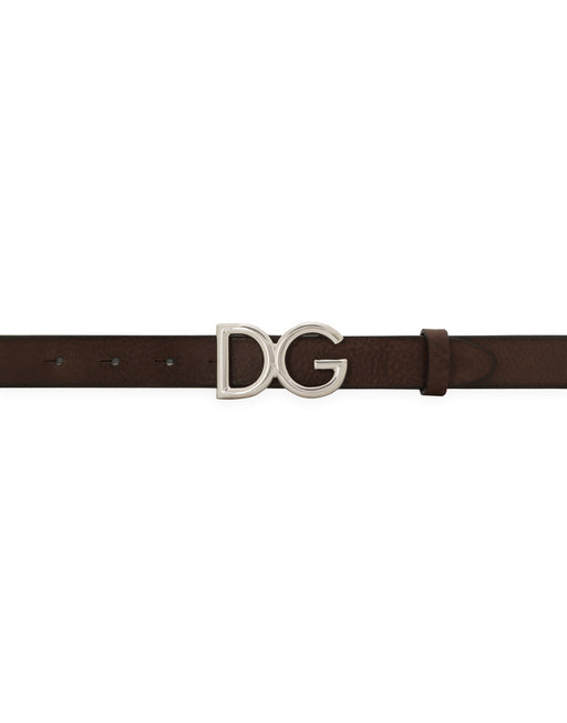 TUMBLED LEATHER BELT