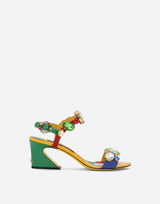 PATENT LEATHER SANDALS