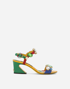 PATENT LEATHER SANDALS