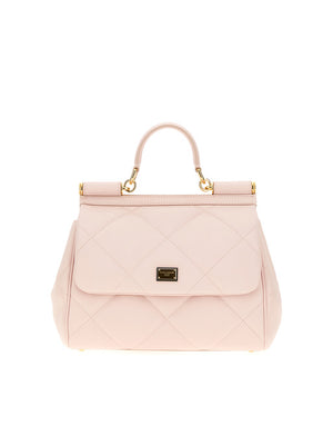 MEDIUM SICILY BAG IN QUILTED ARIA CALFSKIN