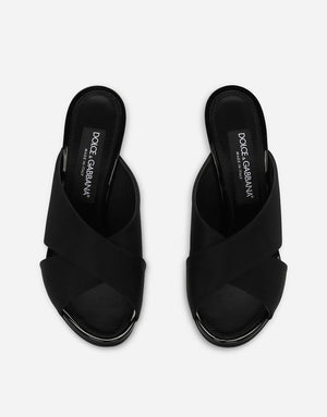 SATIN MULES