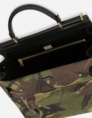 SICILY 62 SOFT BAG IN CAMOUFLAGE PATCHWORK