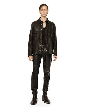 LAMBSKIN SHIRT