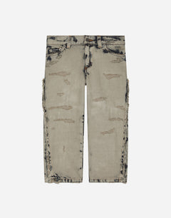 OVERDYED WASHED DENIM JEANS