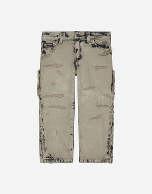 OVERDYED WASHED DENIM JEANS