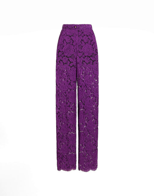 CORDONETTO LACE TROUSERS