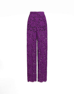 CORDONETTO LACE TROUSERS