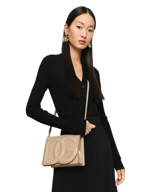 PATENT LEATHER DG LOGO BAG CROSSBODY BAG