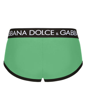 HIGH-RISE TWO-WAY STRETCH JERSEY BRANDO BRIEFS