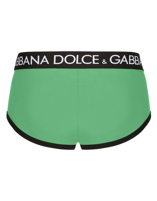 HIGH-RISE TWO-WAY STRETCH JERSEY BRANDO BRIEFS
