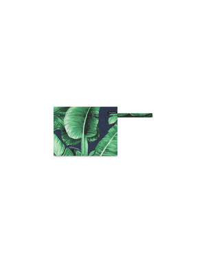 MID-RISE SWIM TRUNKS WITH BANANA TREE PRINT