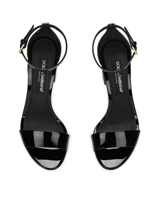 PATENT LEATHER SANDALS