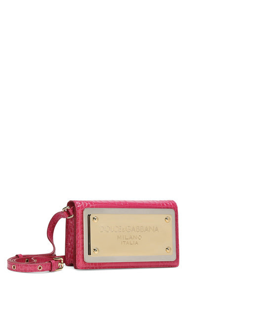 PHONE BAG WITH BRANDED MAXI-PLATE