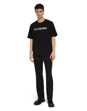 COTTON T-SHIRT WITH DOLCE&GABBANA LOGO
