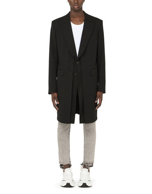 STRETCH WOOL COAT