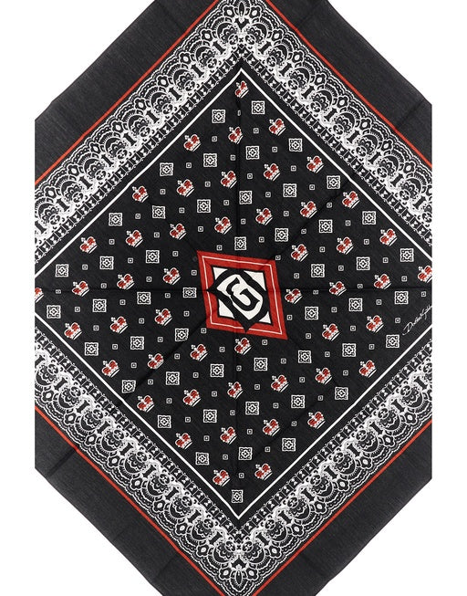 BANDANA PRINT COTTON FOULARD 50 X 50CM- 19 X 19 INCHES