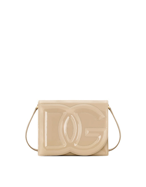 PATENT LEATHER DG LOGO BAG CROSSBODY BAG