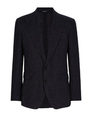 SINGLE-BREASTED LINEN-BLEND SICILIA-FIT JACKET