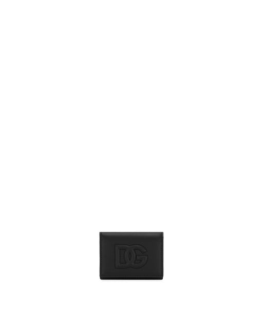 DG LOGO FRENCH FLAP WALLET