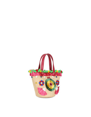 WOVEN RAFFIA COFFA BAG