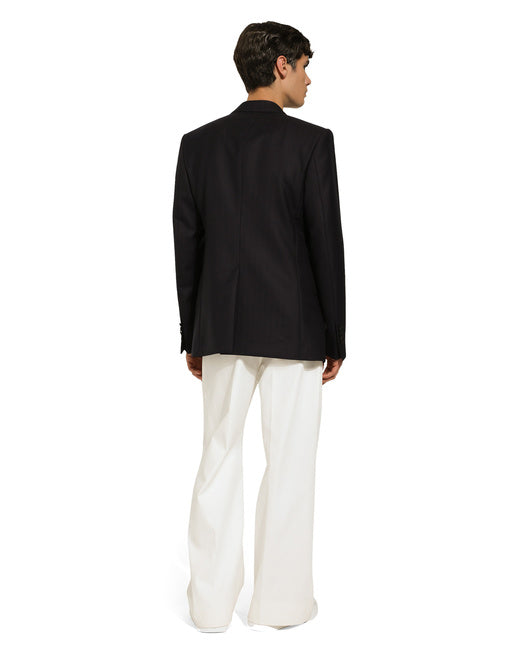 SAILOR-STYLE STRETCH COTTON PANTS