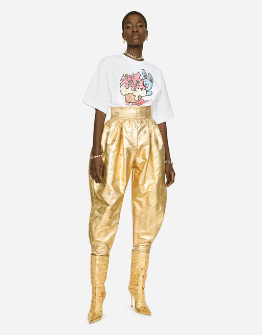 T-SHIRT WITH GIANPIERO D’ALESSANDRO PRINT