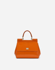 SMALL SICILY HANDBAG IN POLISHED CALFSKIN