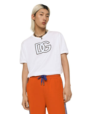 COTTON T-SHIRT WITH DG PATCH