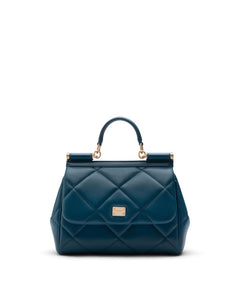 MEDIUM SICILY BAG IN QUILTED ARIA CALFSKIN