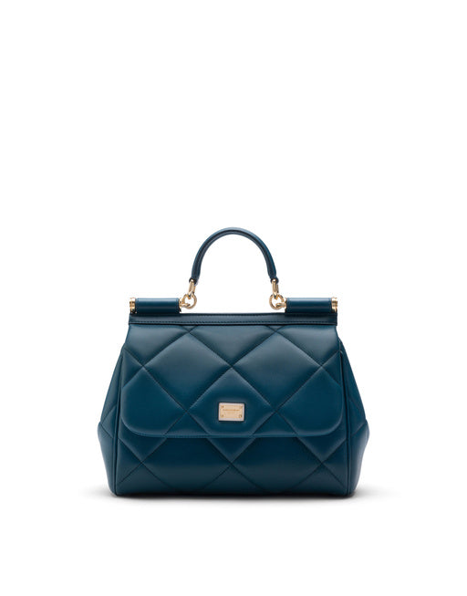 MEDIUM SICILY BAG IN QUILTED ARIA CALFSKIN