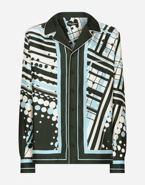PRINTED SILK SHIRT