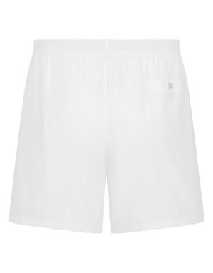 LONG COTTON BOXERS WITH BRANDED PLATE