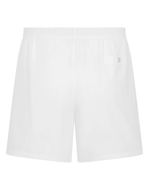 LONG COTTON BOXERS WITH BRANDED PLATE